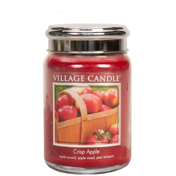 Village Candle Crisp Apple 645 g - 2 Docht